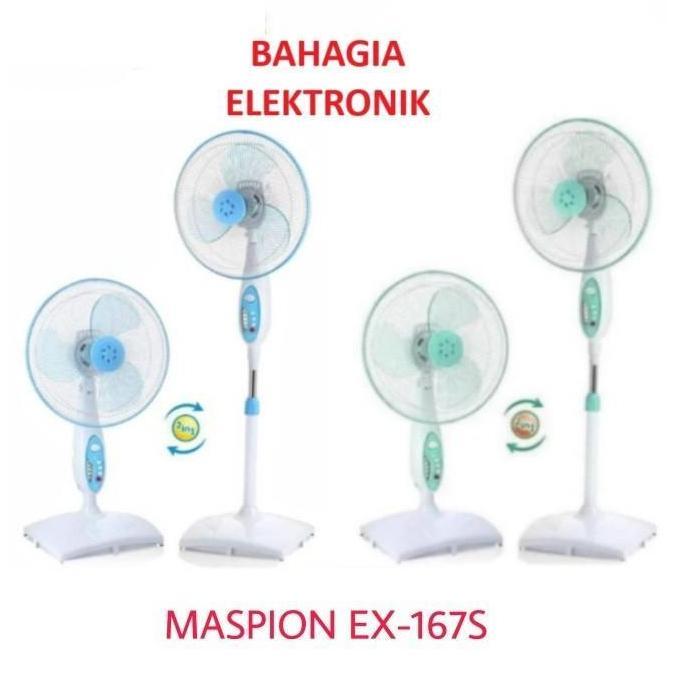 Maspion Ex-167 S / Stand Fan Maspion EX167S Kipas Angin Berdiri