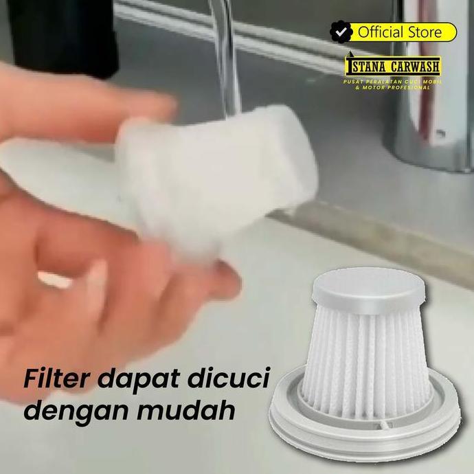 Hepa filter vacuum mini portable ikame