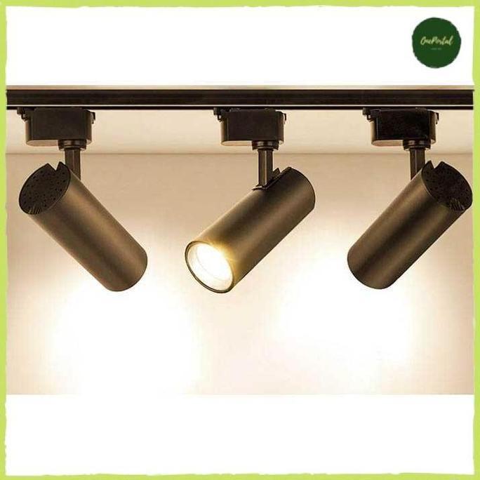 Lampu Sorot LED COB Track Light Spotlight Natural White 4000K 12W