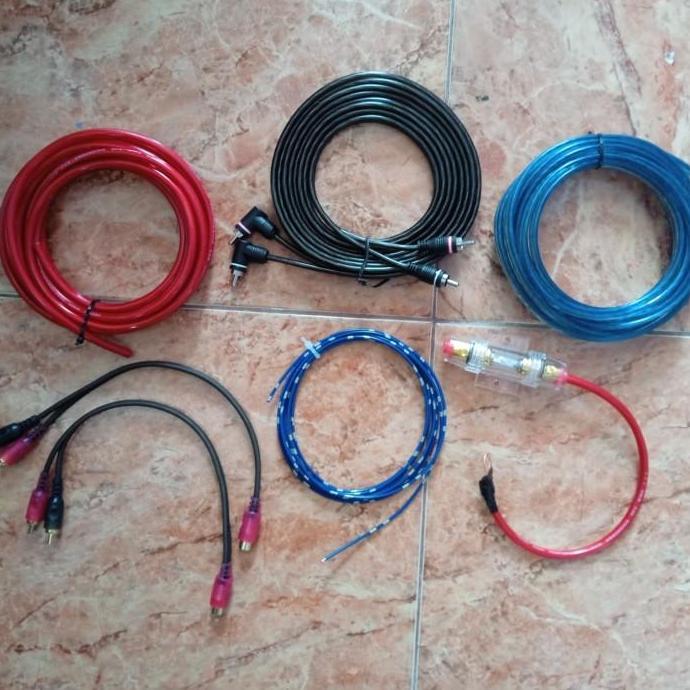 Paket Lengkap Kabel Audio Mobil Full set / Instalasi Sound