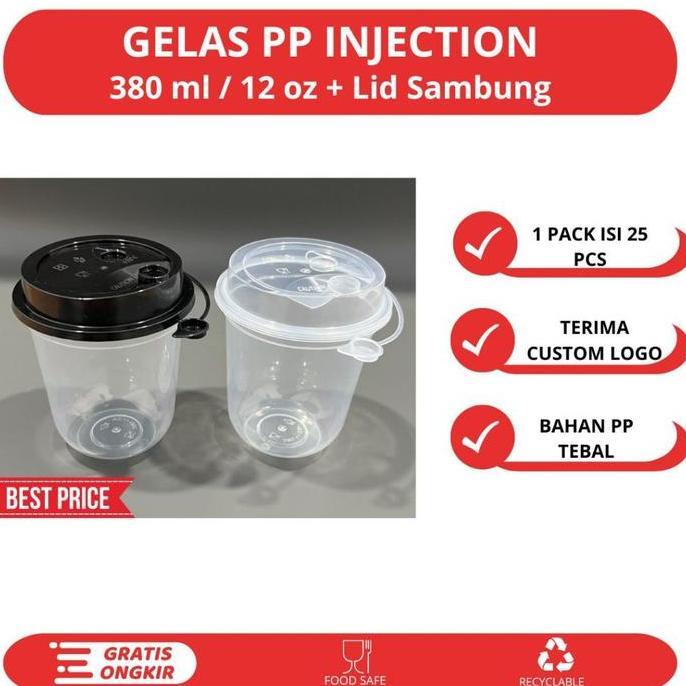 Thinwall Cup Injection Oval 380 ml 12 oz & 500 ml 16oz / 700ml 24 oz Datar / PP Cup Injection Reusab