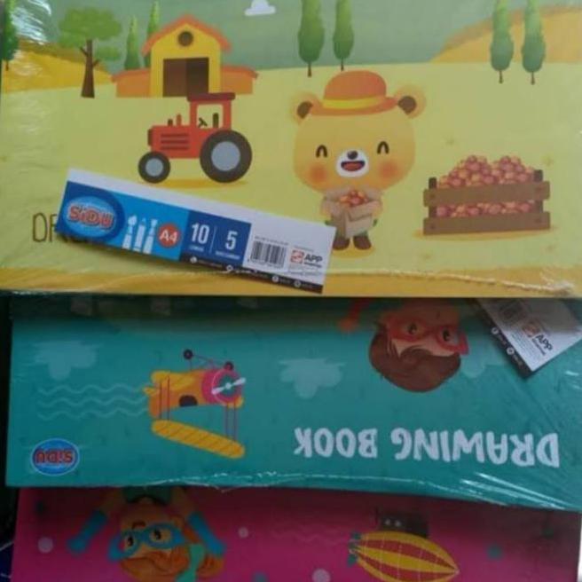 (1 Pack)Buku Gambar/Buku Gambar Sidu A4/Buku Gambar Sinar Dunai A4 Stationery