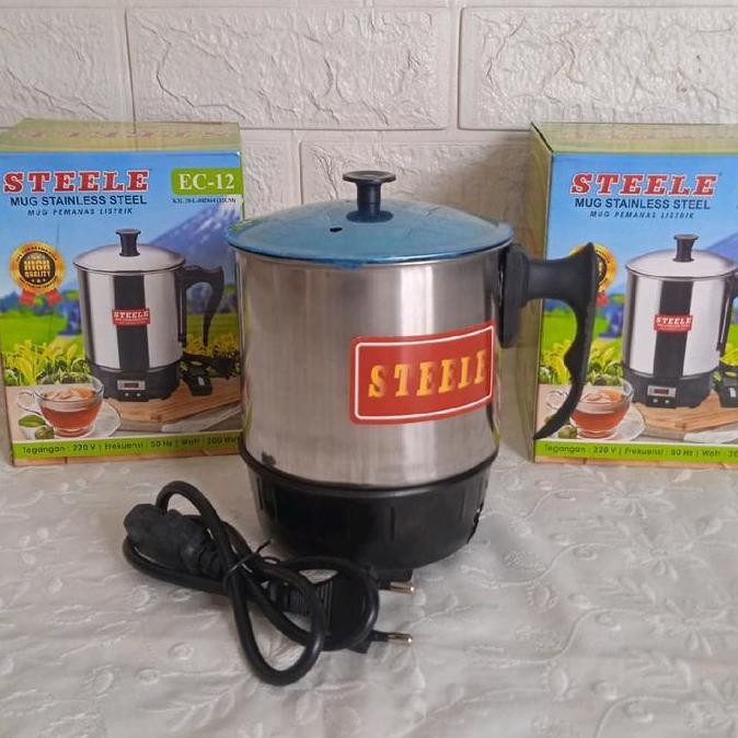 PANCI LISTRIK MINI UKURAN 12 CM / TEKO LISTRIK MINI / MUG LISTRIK MINI KAPASITAS 1 LITER /  PANCI MI