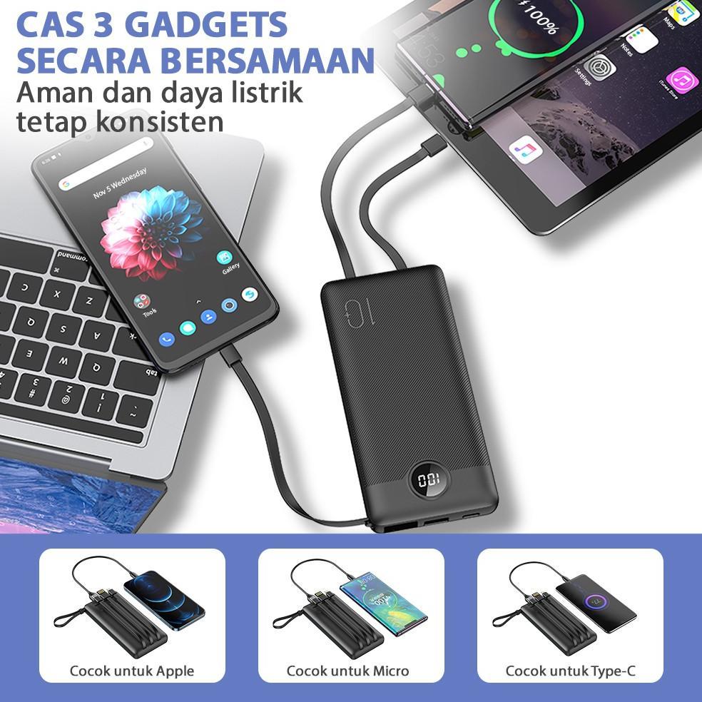 Powerbank MOFIT  M19 10000mAh + Fast Charge 2.4A Real Capacity Original Powerbank