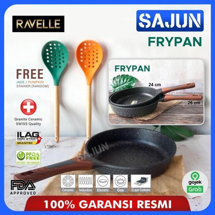 Ravelle Royale Frypan 24 Cm/26 Cm Panci Penggorengan 24/26 Cm
