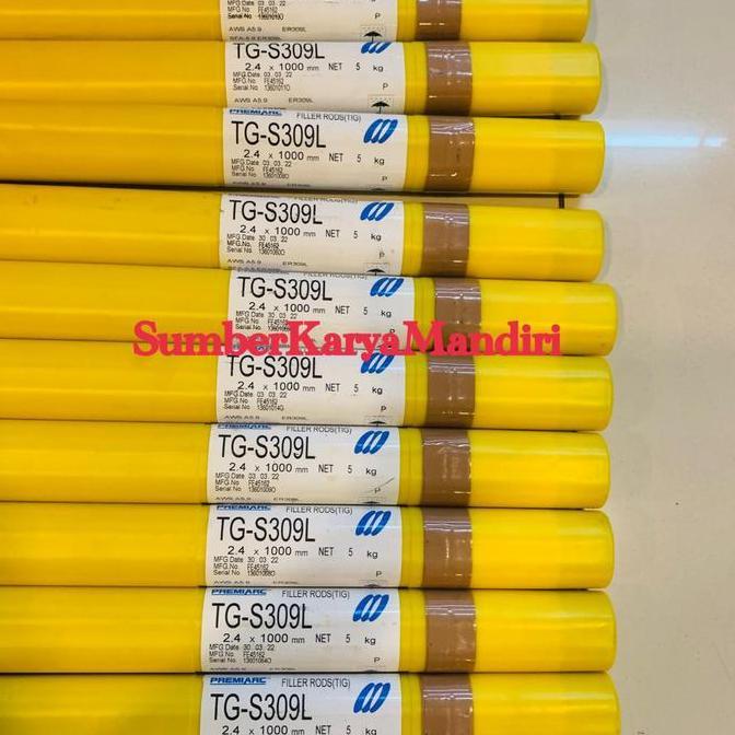 Promo Kawat Las Tig Argon Ss Kobelco Tgs 309L 2,4Mm X 1000Mm / Kawat Las Tig Argon Ss Kobelco Tg-S30