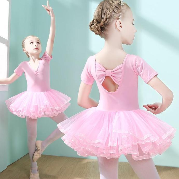 Promo Baju Balet Anak Perempuan / Ballet Dress Anak Import / Leotard Rok Tutu Balet / Baju Balet Kos
