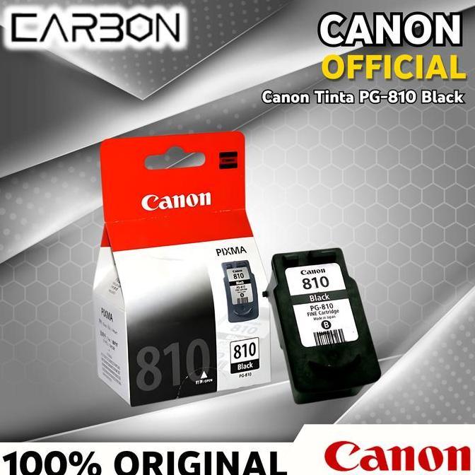 CANON Tinta Printer PG 810 Black Hitam Cartridge PG810