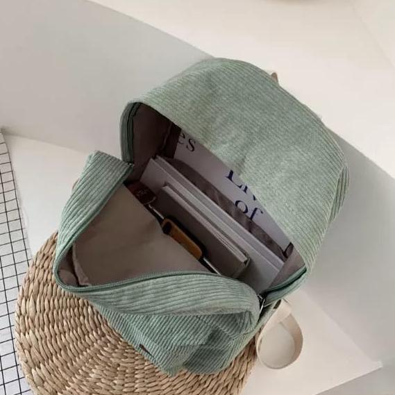 Aventador Mall Lvr Tas Ransel Wanita Casual Backpack Sekolah Two Eye Lv0317