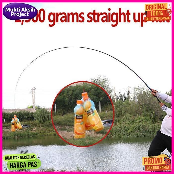 Exclusive Tegek 720 Carbon Joran Pancing Telescopic 585Cm Pancing Murah Kaku Termurah