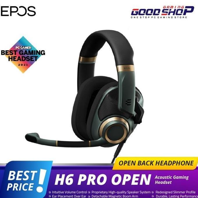 EPOS H6 PRO OPEN - OPEN Acoustic Gaming Headset
