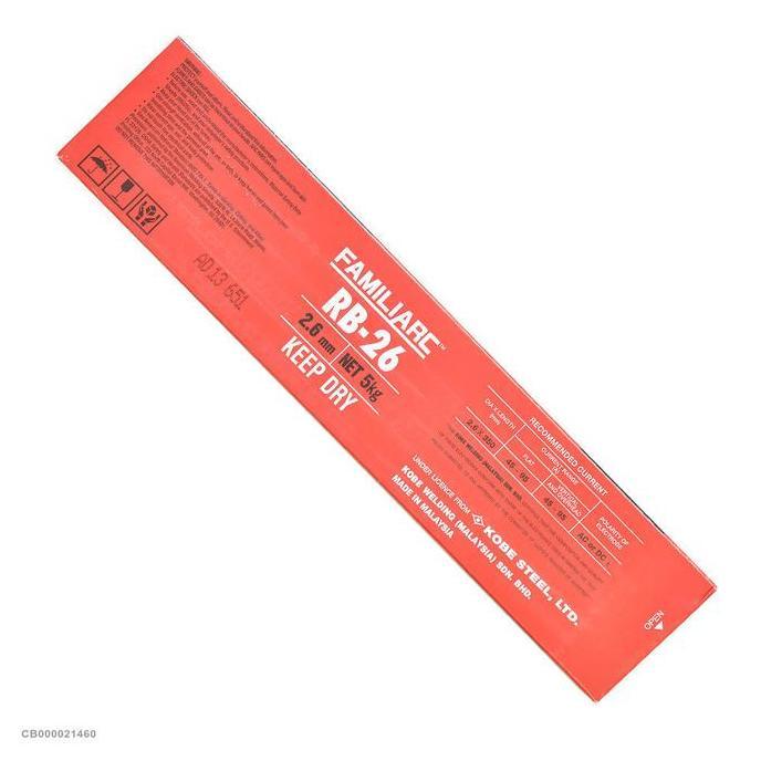 Promo Kawat Las Rb26 2.6Mm 3.2Mm Kobelco 5Kg Elektroda Rb 26 Welding Listrik Cod