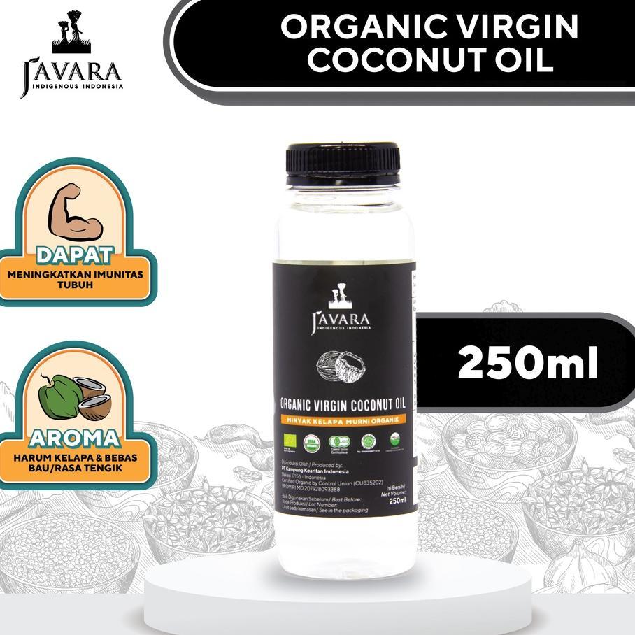 Javara Organic Virgin Coconut Oil Minyak Vco Minyak Kelapa Murni 250 Ml