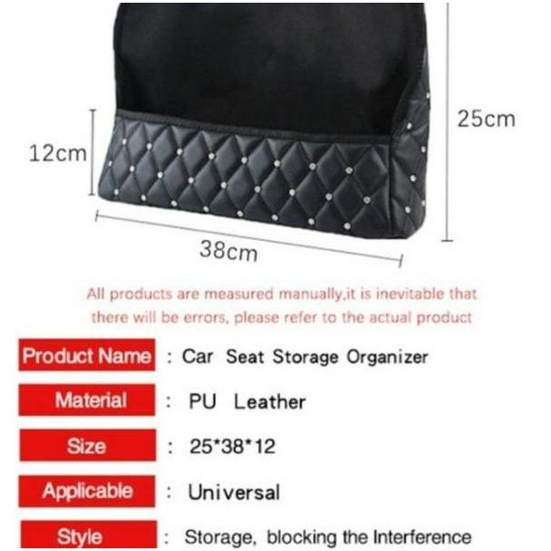 Car Seat Storage Organizer Bag