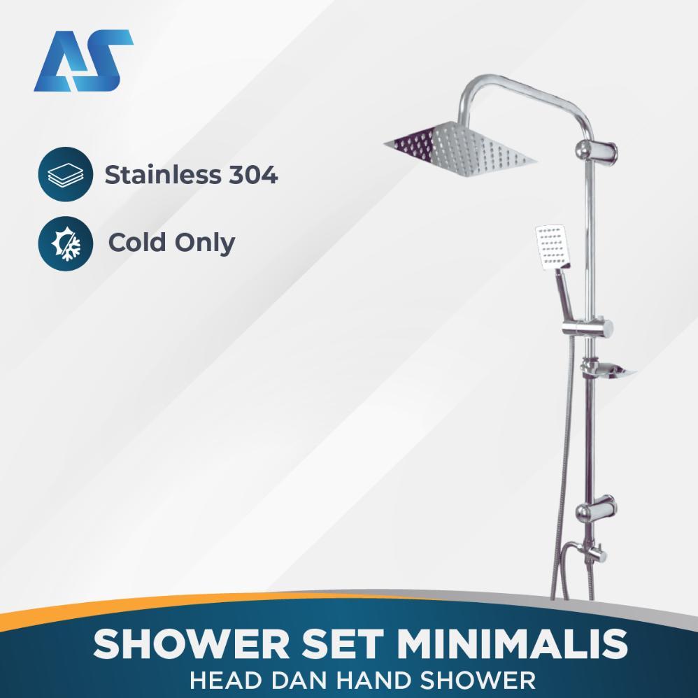 Shower tiang set dingin cold / shower column set stainless steel komplit Shower set