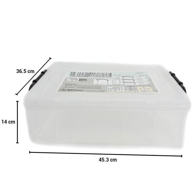 AZKO Keyway 45.3X36.5X14 cm Kotak Penyimpanan Serbaguna Enchanced Ck15