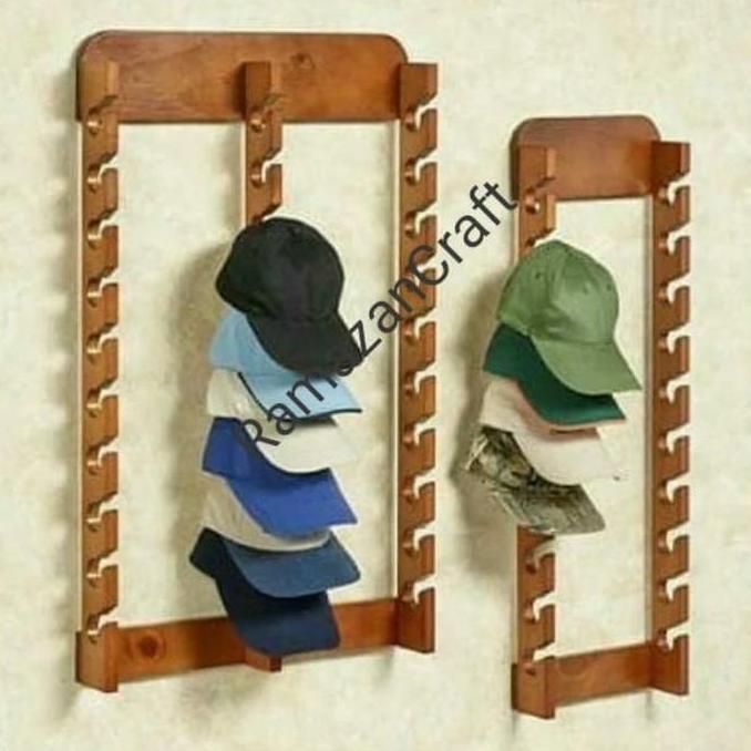Rak Gantungan Topi Rak Display Topi/Rak Gantungan Peci