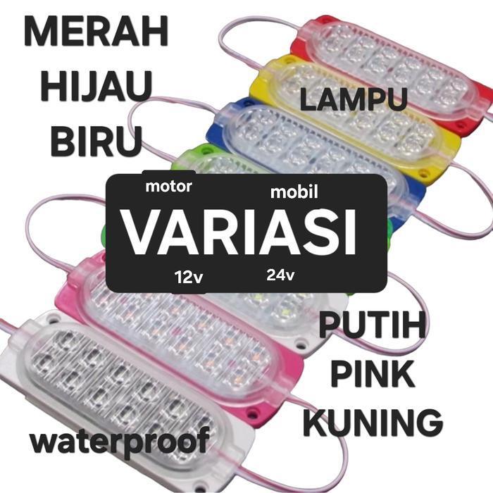 module modul block lampu led 12v 24v variasi kolong box bak sen kabin motor mobil truck bus lampu se