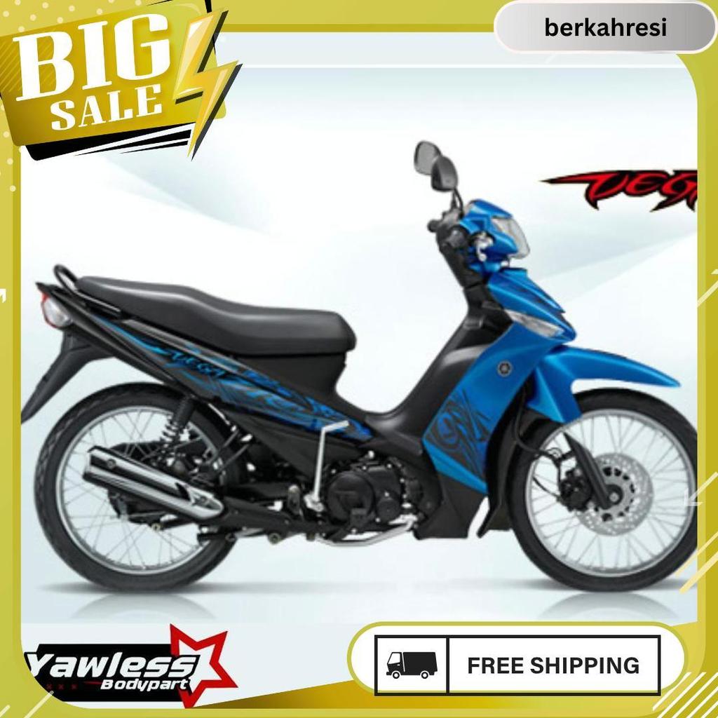 Batok Depan 1 Set Vega Zr Totok Depan Vega Zr Warna Hitam / Batok Dan Reflektor Vega Zr Meledak