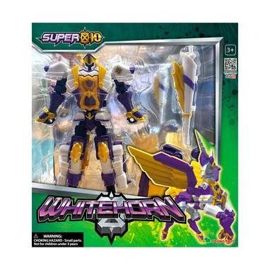 Super 10 Robot Whitehorn besar original Young Toys change pegasus