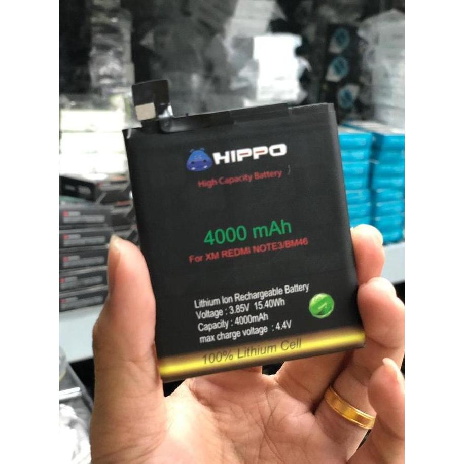 Hippo baterai Redmi note 3 BM46 4000 MAH Premium Cell
