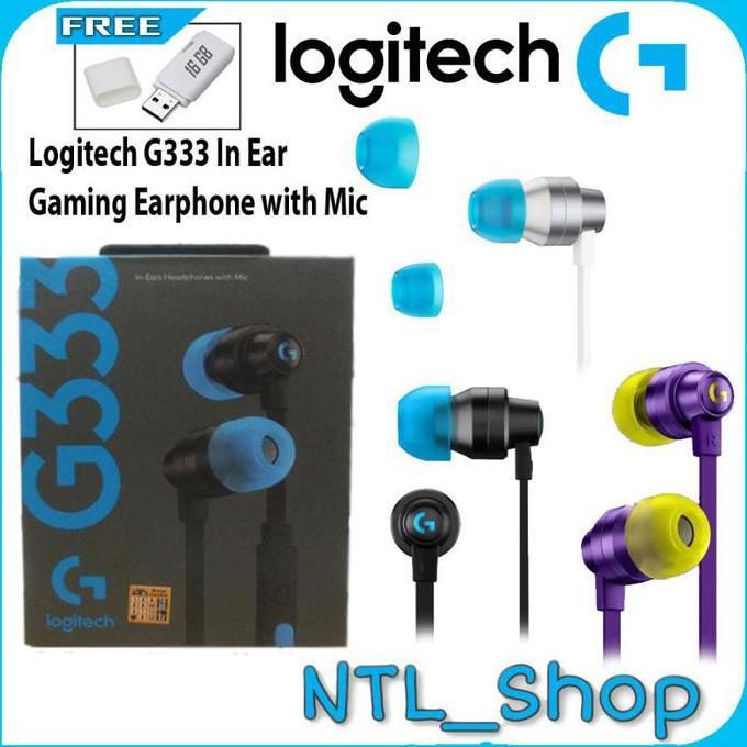 Logitech G333 In Ear Gaming Earphone with Mic - LOGITECH G333