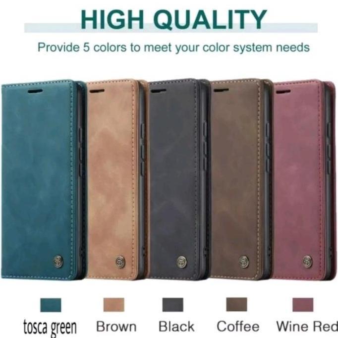 DS241 - Case Compatible For Vivo V27 5G / V27 PRO 5G Flip Wallet Leather Case Cover Sarung Dompet  P