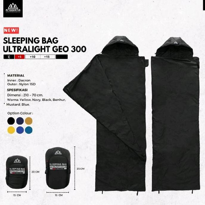 Sleeping Bag Angsana Geo 300 Compression Sack Limited Edition