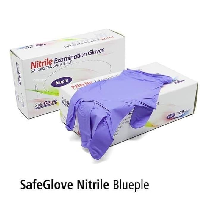 Safeglove - Sarung Tangan Nitrile Blueple | Safeglove Nitrile Blueple