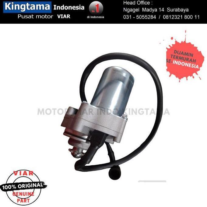 TERLARIS - MOTOR ASSY STATER VIAR KARYA BIT / DINAMO STATER VIAR KARYA BIT