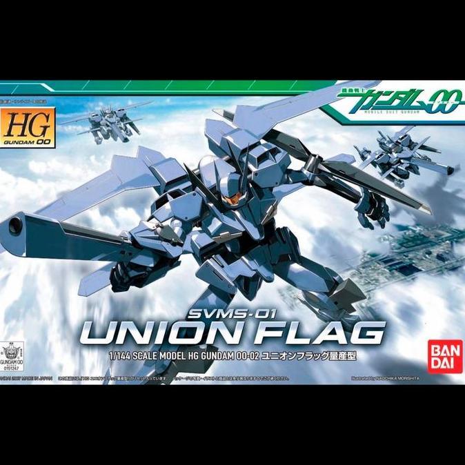 Bandai HG 1/144 Union Flag , transformable, Gundam 00 exia raiser qant