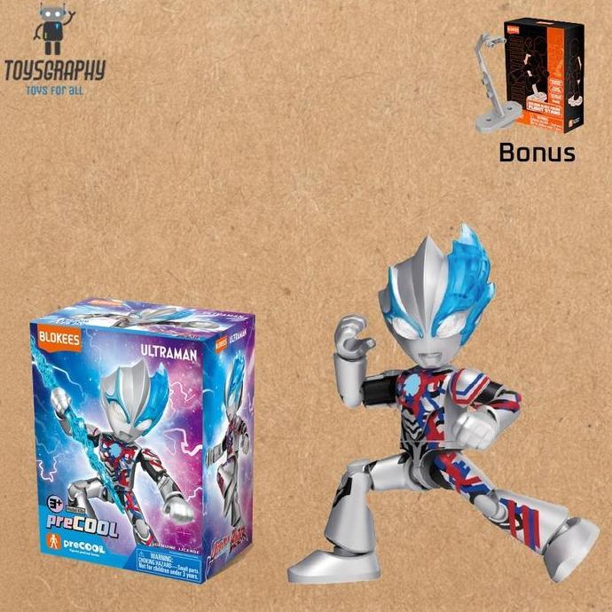 Blokees PreCool ULTRAMAN BLAZAR Action Figure Blocks Bloks Q SD Chibi