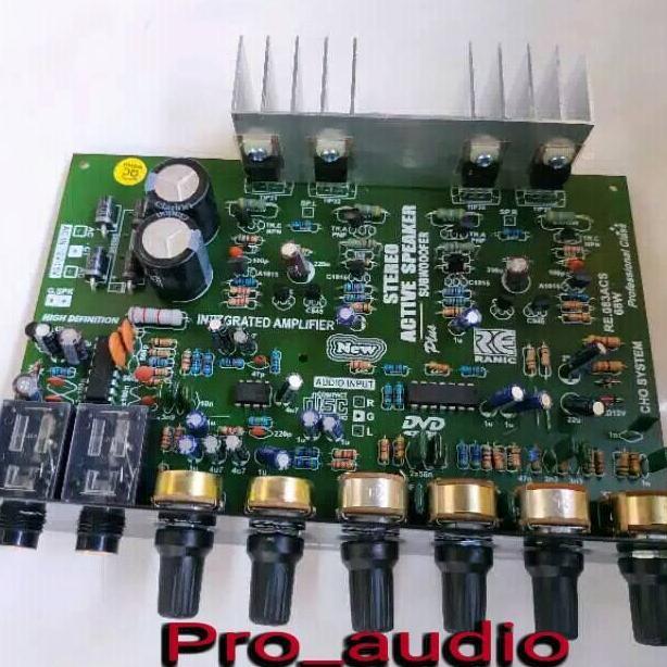 Kit Power Amplifier Speaker Aktif Karaoke TIGER