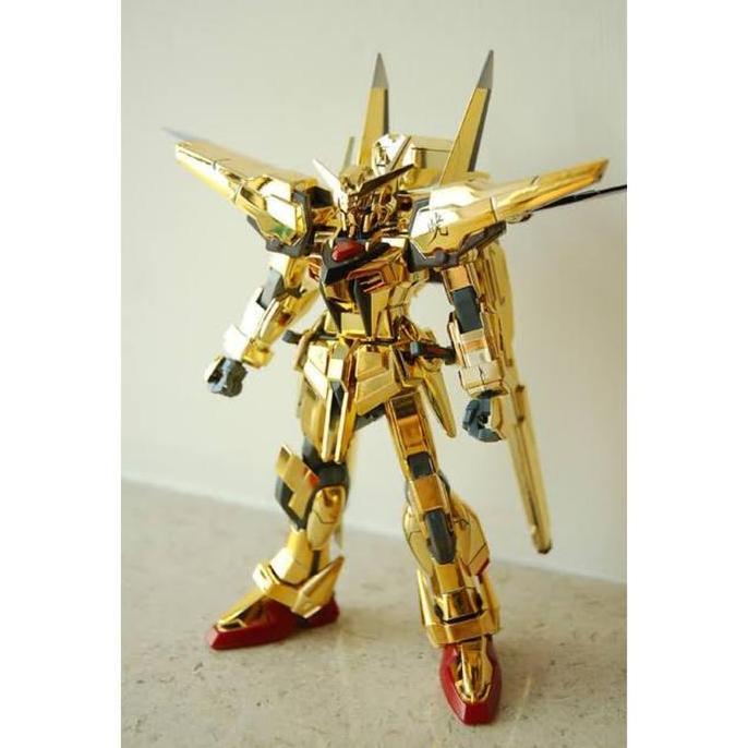Bandai HG 1/144 Oowashi Akatsuki Gundam gold plated seed owashi