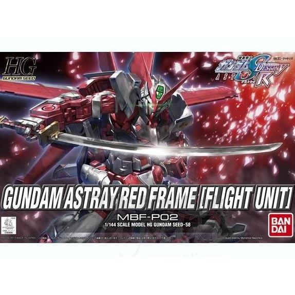 Bandai Original HG 1/144 Gundam Astray Red Frame Flight Unit