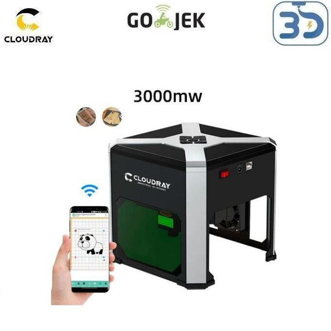 #####] Cloudray Mini Laser Cutting Engraving Machine 3W with Wifi Upgrade