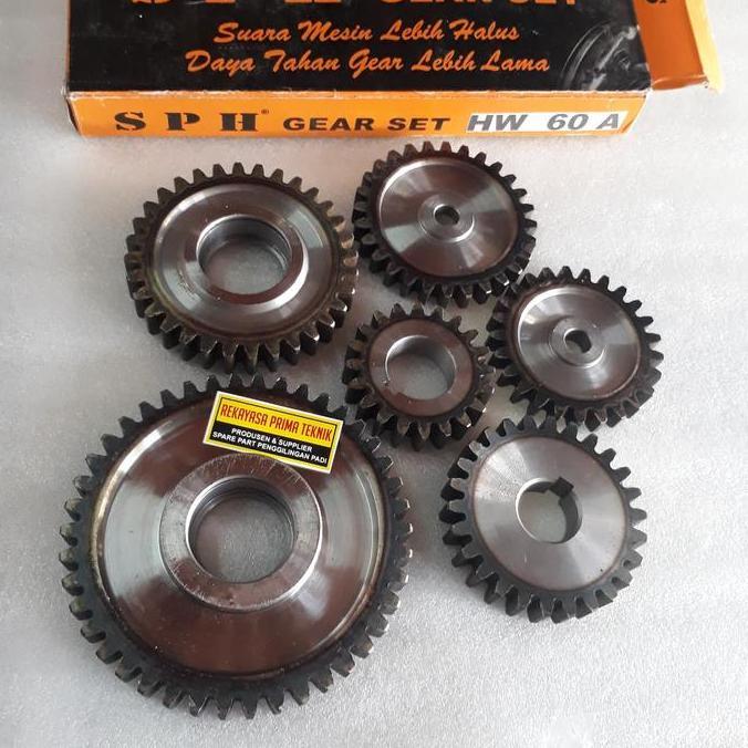 ~~~] HW60 GIGI GEAR SET GEARSET GIRSET PECAH KULIT GABAH BERAS YANMAR HW 60