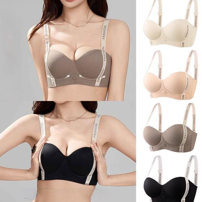 Aurora BH Wanita Lembut & Ringan Bra Tanpa Kawat Seamless, Tidak Meninggalkan Bekas S-XL-2401