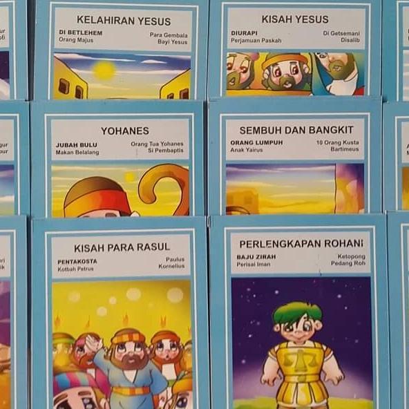Kartu Kwartet Alkitab sekolah minggu