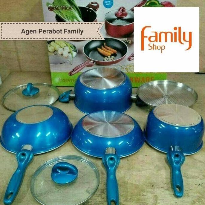 COD Panci Set Supra 7 Pcs / Supra Cookware 7 Piece / Supra Panci Set