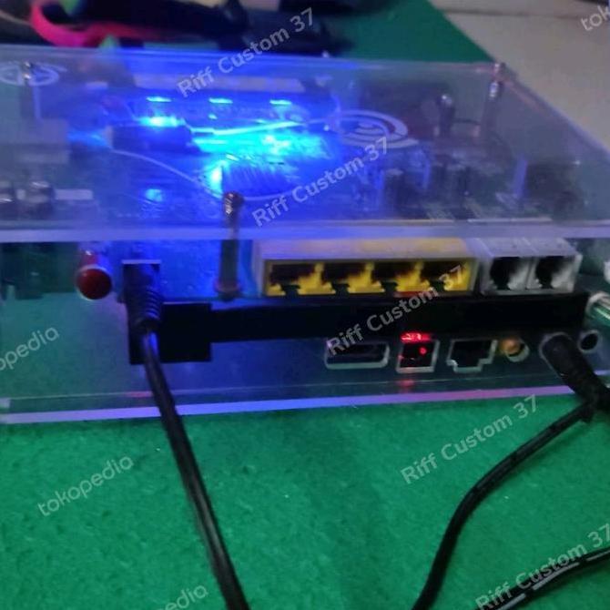 Case Akrilik B860H V1 + Router ZTE F609 V1 + Switch Hub Tp Link 5 Port Original