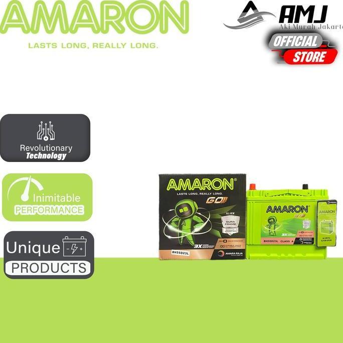 Amaron GO Aki Mobil Hyundai Trajet 55D23L - 60Ah Aki Kering