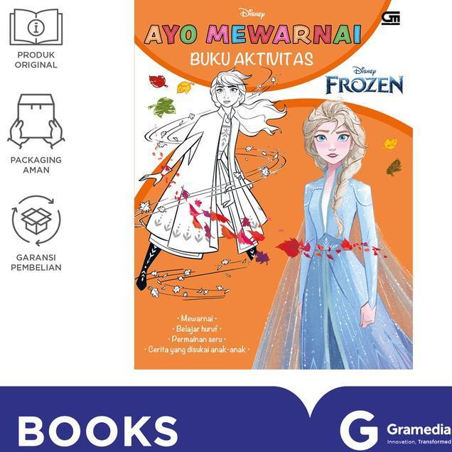 Buku Disney Frozen Ayo Mewarnai Buku Aktivitas