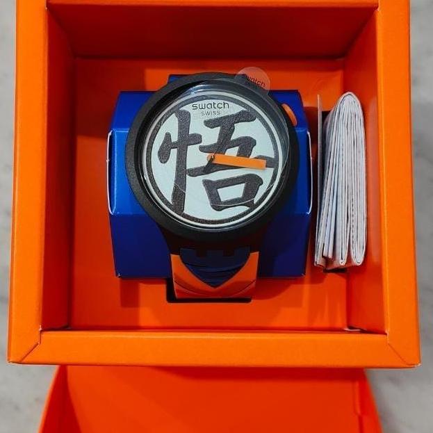 ((((()paling dicari] jam tangan swatch X goku original