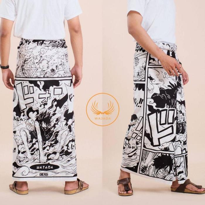 fgk-45 hj-77 m-4 SARUNG BATIK EXCLUSIVE MOTIF ASTRONOT OMBAK JEPANG TERBARU MERK WAJADA 2022 Premium