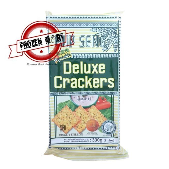 +++++] HUP SENG Vegetable Crackers / HUPSENG Biskuit Sayur Vegetarian 330 Gr