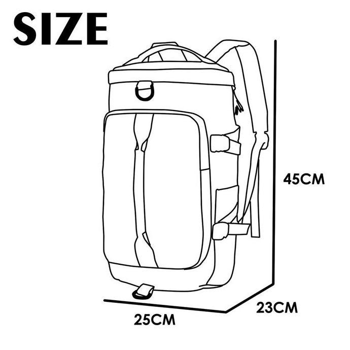 Tas Ransel Travel 3IN1 Tas Ransel Bisa Selempang Dan Jinjing Tas Top Handle Bag Jumbo Multifungsi A0