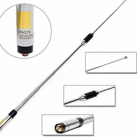 Antena HT RH770 - Antenna Handy Talky RH-770 SMA Female - Antene Walkie Talkie Dualband Jarak Jauh O