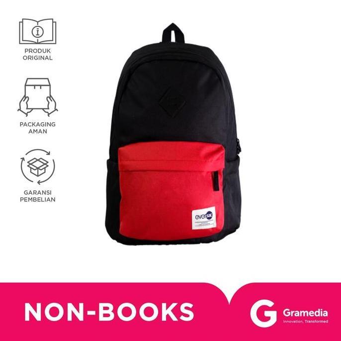 Backpack / Tas Ransel / Tas Sekolah Eversac Backpack Penta Red