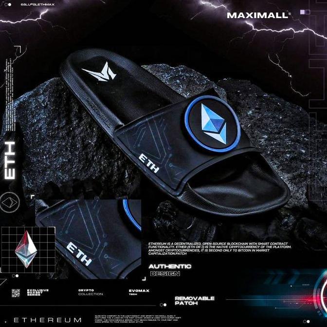 SANDAL MAXIMALL CRYPTO ETHEREUM (ETH) BLACK